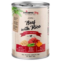 Chicopee Pure Beef With Rice Adult Vådfoder med Okse 400g